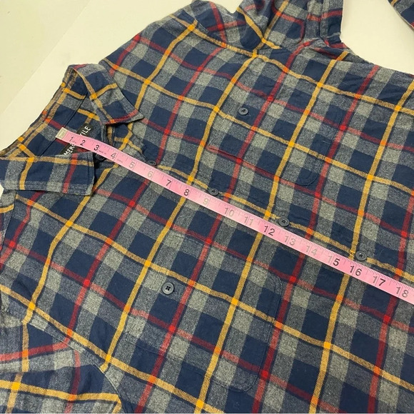 J Crew Shirt Mens Large Multicolor Plaid Long Sleeve Flannel Button Down Cotton - Picture 7 of 8